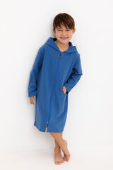 халат  для мальчика  К 5887/яркий кобальт