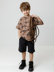 фуфайка  для мальчика  КР 302852/капучино 1321 Н029.1 к610