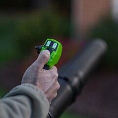 Воздуходувка Greenworks GD40BPG2 40V (281 км/ч) ранцевая аккумуляторная, без АКБ и ЗУ