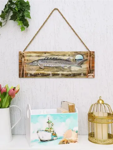 Декор на стену "Осётр" 50*17 см