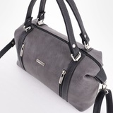 Сумка Саломея 127 македония серый + черный