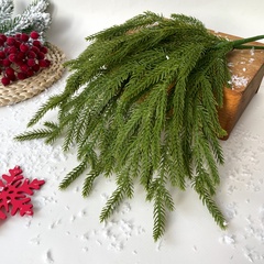 Еловая ветка, мягкая, норфолкская сосна, ампельное растение, искусственная зелень, рождественский декор 45 см, набор 2 шт.