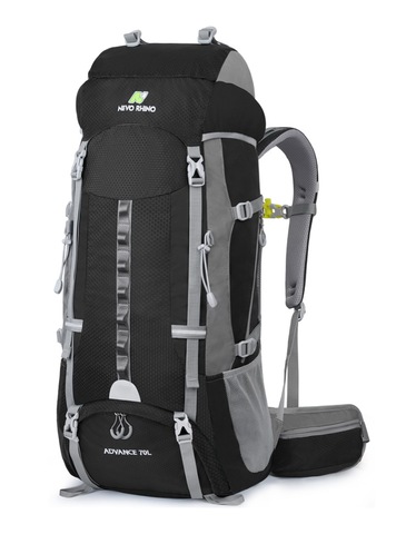 Картинка рюкзак туристический Nevo Rhino 15083UP-70L Black - 6