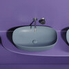 Ceramica Nova Element CN6049MHL Умывальник чаша накладная овальная, 60x38, цвет: серо-голубой матовый