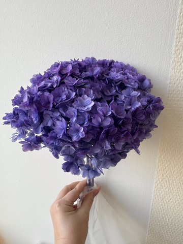 Гортензия стабилизированная сортовая Пурпурно-сиреневый (12-15см)