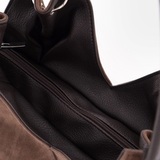 Сумка Саломея 101 эко-замша шоколад