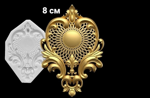 Силиконовый молд декор Афины мини