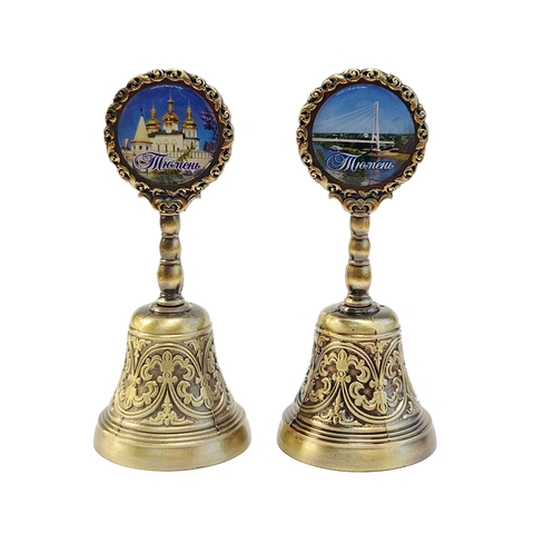 Урал Сувенир - Тюмень колокольчик металл №0002 Монастырь