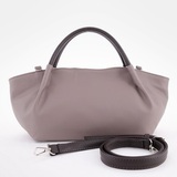 Сумка Саломея 362 наппа тауп + шоколад