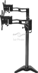 Кронштейн для мониторов Cactus CS-VM-D08-BK черный 13"-27" макс.8кг настольный поворот и наклон — фото 4