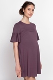 Платье для беременных и кормящих 10723 фиолетовый