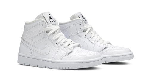 Кроссовки Jordan 1 Mid - White Snakeskin