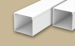 Кабельный короб Идеал ПВХ КБК 80х60 белый 2000 мм