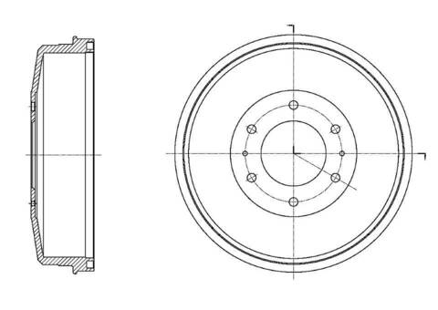 Барабан тормозной G-brake  GD-06827