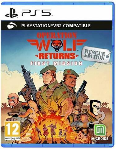 Operation Wolf Returns: First Mission. Rescue Edition (гарнитура PS VR 2 по желанию) (диск для PS5, полностью на английском языке)