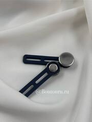 Пуговица-расширитель для джинс под серебро