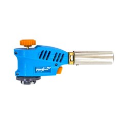 73-0-018 Горелка газовая на баллон, сопло 20 х 70 мм, пьезоподжиг, расход 120 г/ч, вертикальная, ABS (РемоКолор)