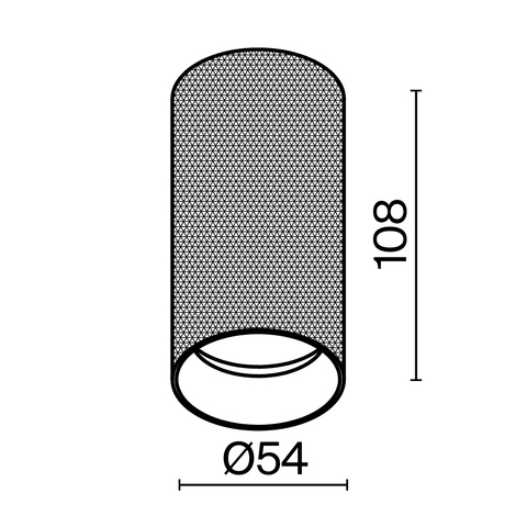 Накладной светильник Maytoni Artisan C080CL-01-GU10-B
