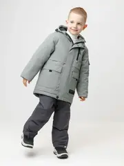 куртка  для мальчика  ВК 36105/1 ГР (104-122)