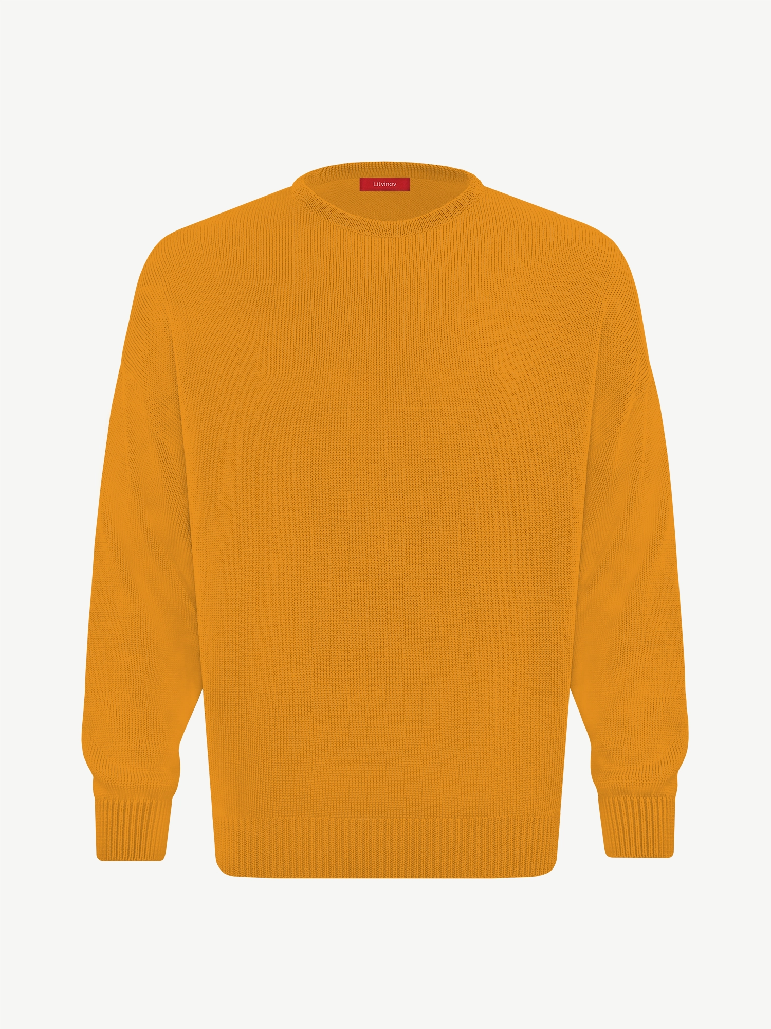 Джемпер оверсайз из экохлопка