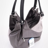 Сумка Саломея 101 мульти итальянский серо-черный