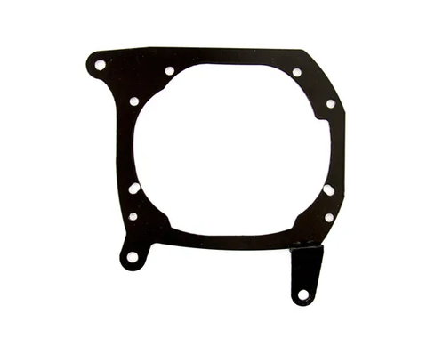 Переходные рамки Mtf Light №237 на X5 E70 06-13 для установки модулей Hella 3R вместо штатной заглушки секции дальнего света.