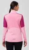 Премиальная куртка для лыж и зимнего бега Nordski Hybrid Pro 2.0 Candy Pink/Fuchsia W женская