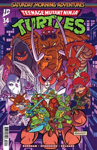 Teenage Mutant Ninja Turtles Saturday Morning Adventures Continued #34 (Cover B)