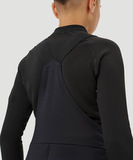 Детские лыжные разминочные брюки с высокой спинкой Nordski Jr. Active 2.0 Black