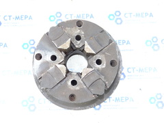 Токарный патрон четырехкулачковый 155мм на планшайбе под УК4 (следы экспл.)