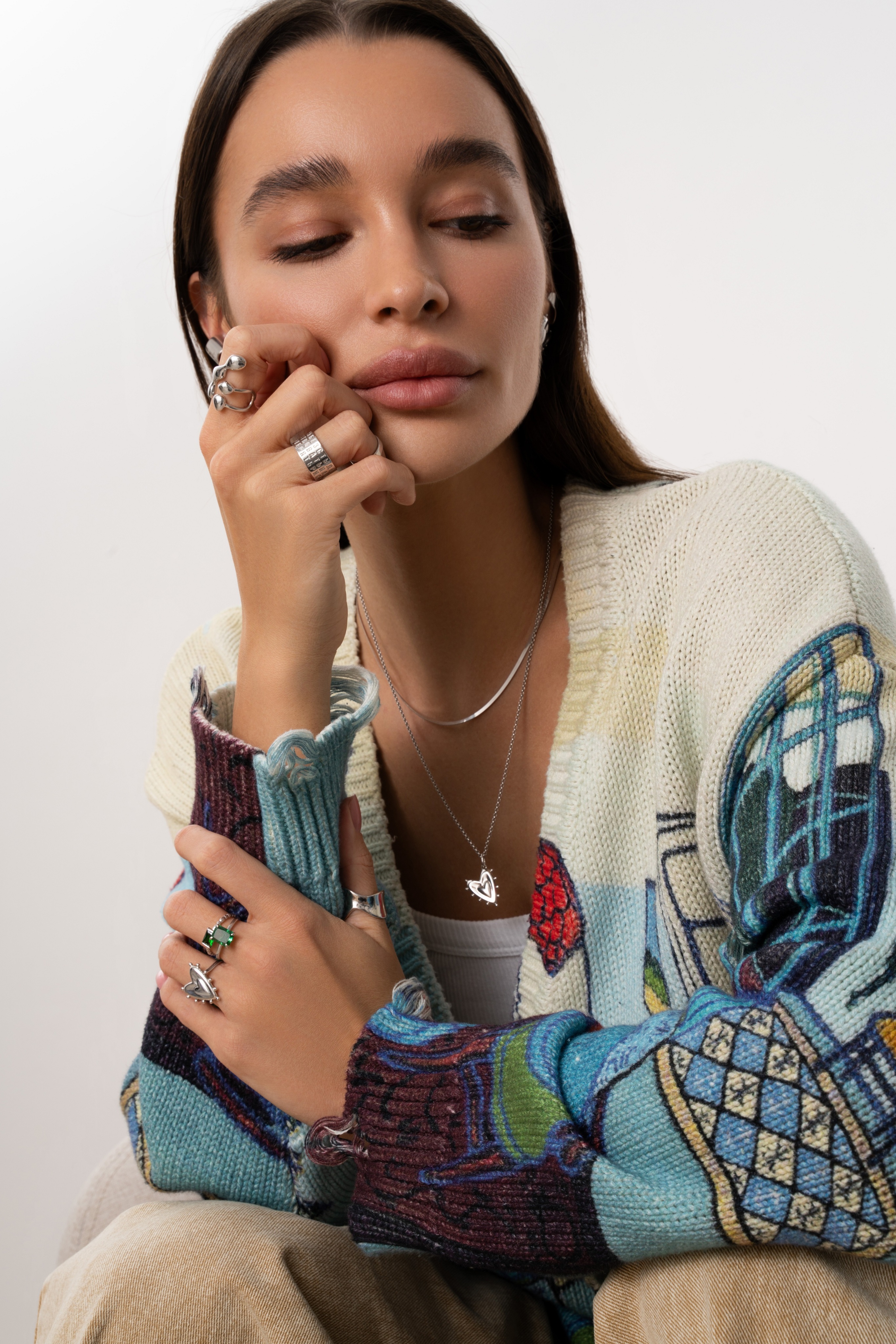 Колье Плоское