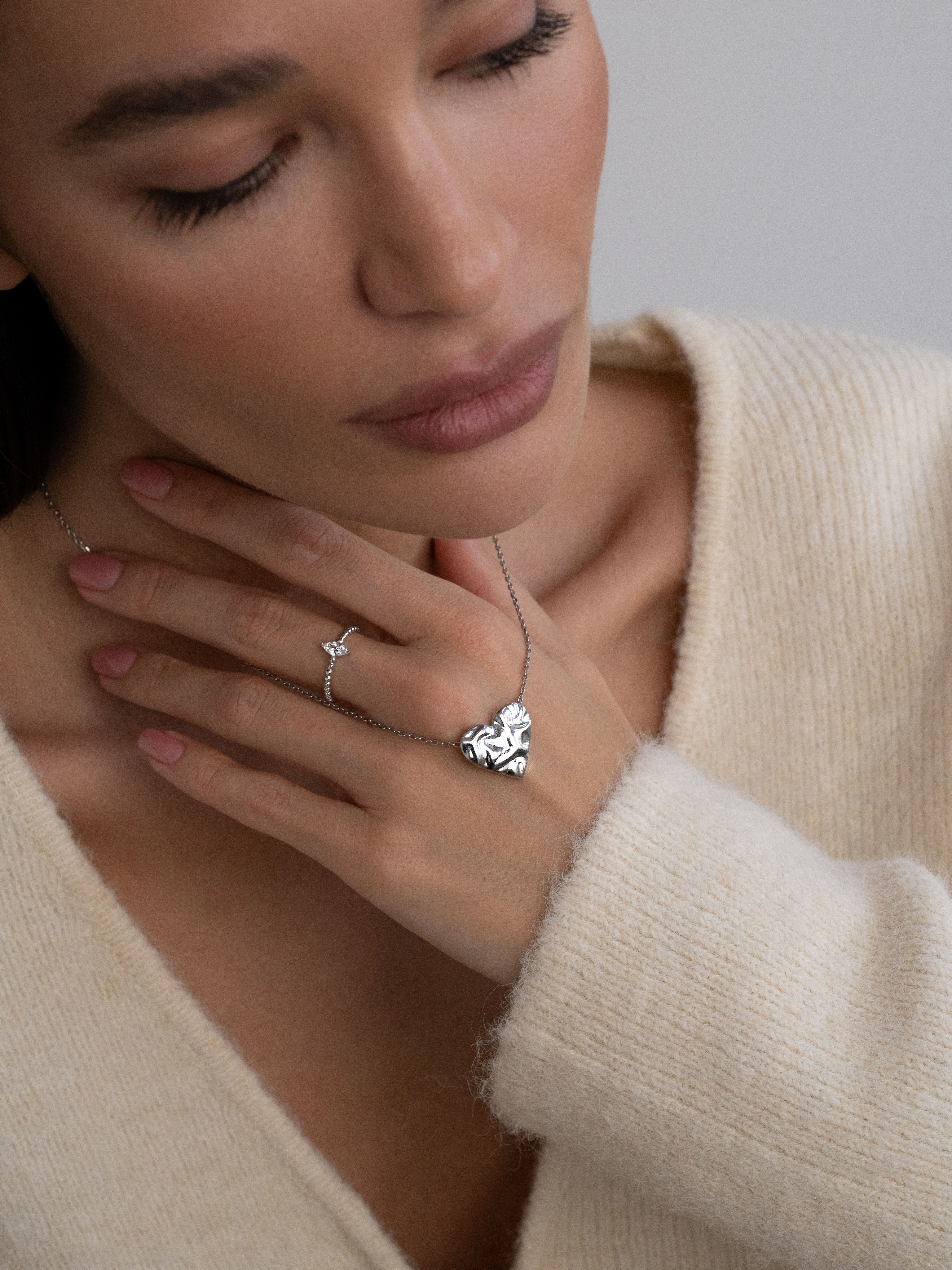 Подвеска Расплавленное сердце