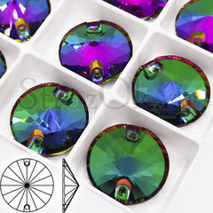 Купить пришивные стразы Peacock, Rivoli в интернет-магазине Strazok