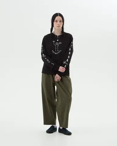 Лонгслив Postaments Beresta черный