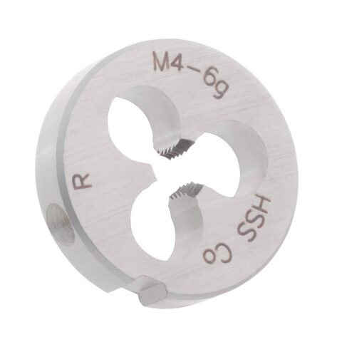 Плашка М 4,0х0,7 DINEN22568 HSSE 6g 20х5мм MASTER-TOOL 237040EMT