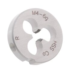 Плашка М 4,0х0,7 DINEN22568 HSSE 6g 20х5мм MASTER-TOOL 237040EMT