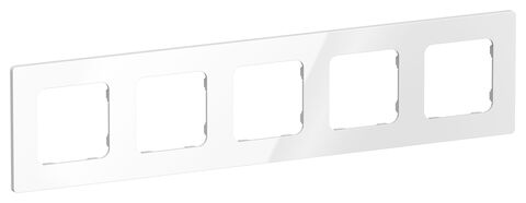 FLITE Рамка 5-мест. РУ-5-К-ФлБ бел. IEK