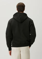 Толстовка Alpha Industries Utility Pocket Full Zip Up Black (Черный)