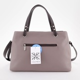 Сумка Саломея 168 наппа тауп + шоколад