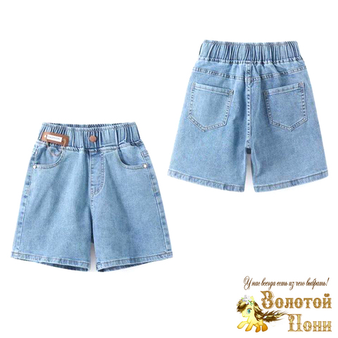 Шорты джинсовые д (4-9) 260419-CA633/А