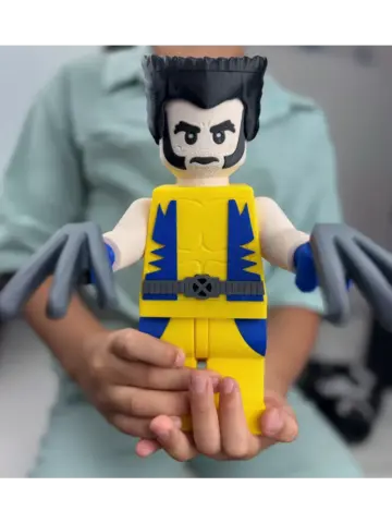 Большая Минифигурка Росомаха 3D-печать