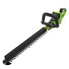 Кусторез аккумуляторный бесщеточный Greenworks GD24HT611, 24V, 61см, без АКБ и ЗУ (2208507) — фото 2