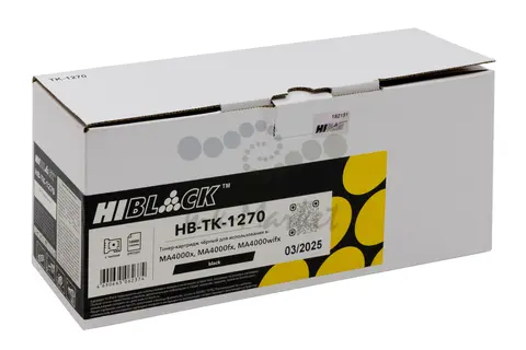 Тонер-картридж Hi-Black (HB-TK-1270) для Kyocera MA4000x, MA4000fx, MA4000wifx, 10K