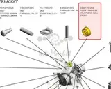 Шкив привода вала проявки Ricoh Pulley drive development roller:59t оригинальный D1791266