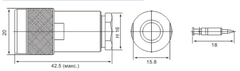 N-112C (2.8mm pin)