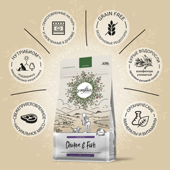 CRAFTIA HARMONA сухой корм для котят из курицы и рыбы 320 гр