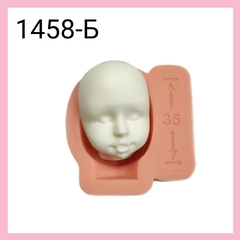 1458-Б Молд силиконовый лицо детское 