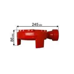 Корпус насоса водяного QUATTRO ELEMENTI Sewage 1700F Ci-Cut (909-082-041)