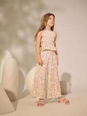 Топ и брюки в комплекте для девочки Next AT2-459, Кремовый