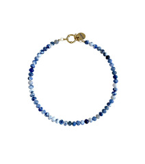 Колье из бусин камня ( sodalite )